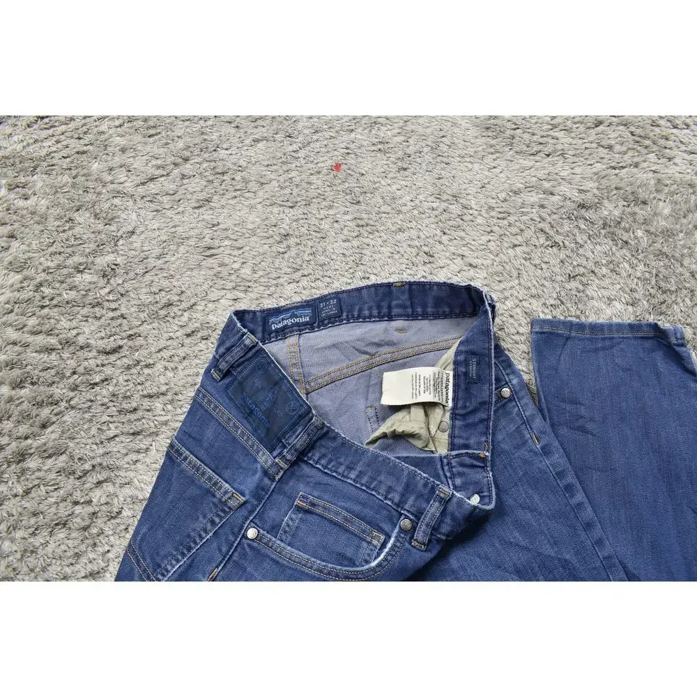 Patagonia Men's Slim Jeans - Blue Denim